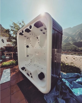 Large Adult Outdoor SPA Bathtub Massage Freestanding Whirlpool Bathtub With Balboa System